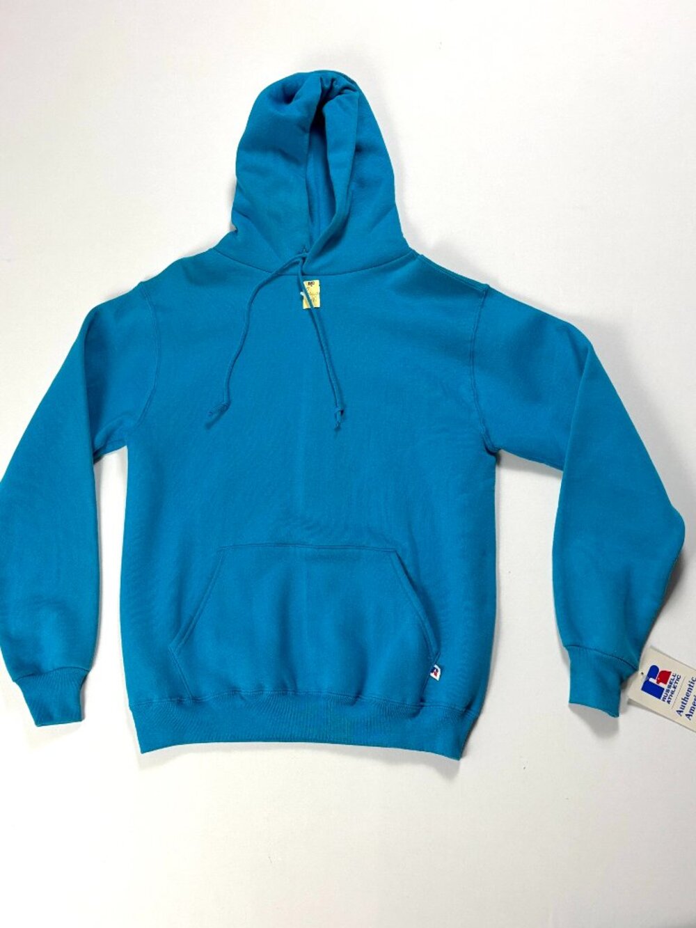 Vintage Russell Athletic Deadstock Hoodie Sweatshirt Blue Sz M New NWT Made USA